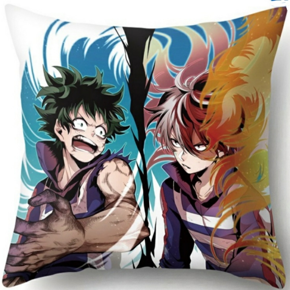 *2for30* Square Anime Manga Pillow Cover Cushion Izuku Todoroki Hero Academia